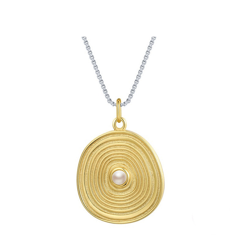 Vintage Year Round Gold Coin Necklace