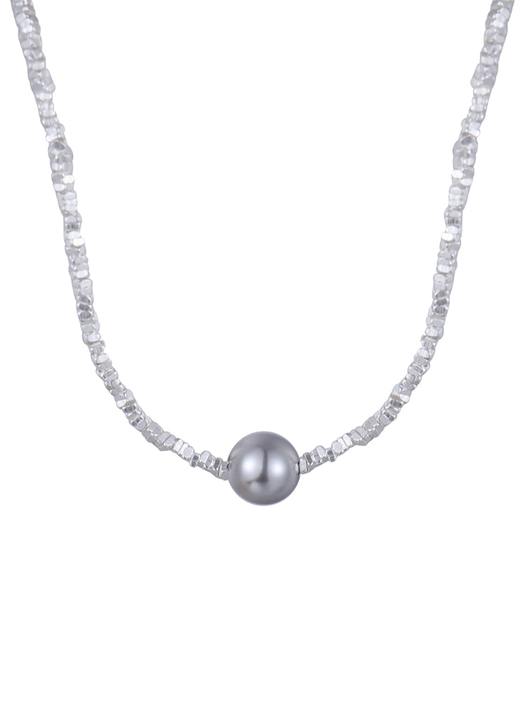 Broken sales pearl necklace