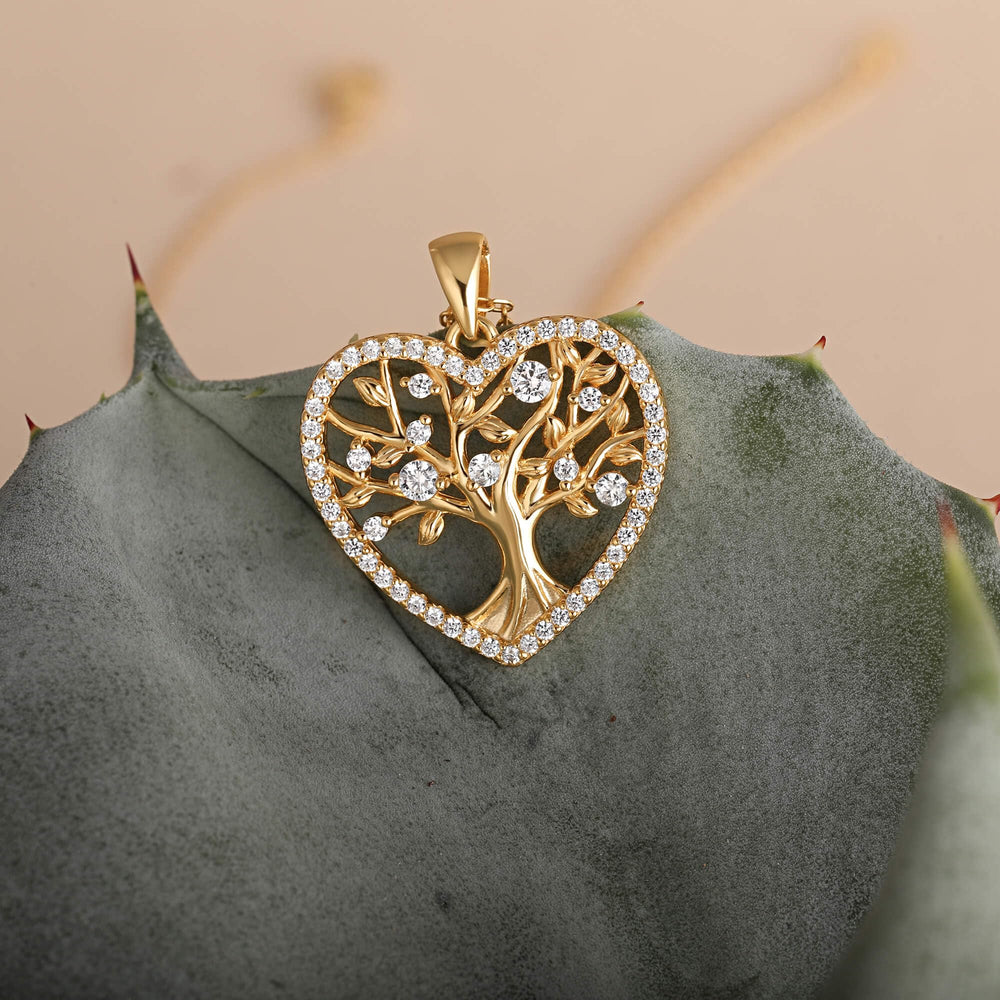 Love Heart Tree of Life Necklaces
