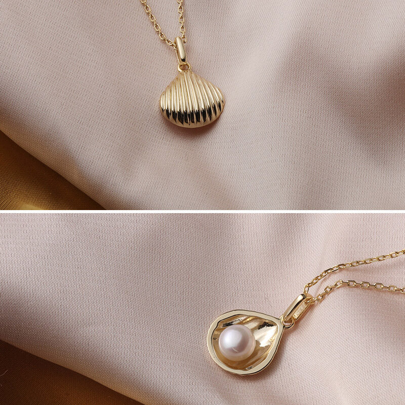 [Presale] Natural Pearl Shell Pendant Necklace