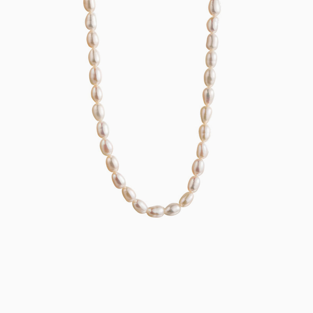 4mm mini pearl choker necklace