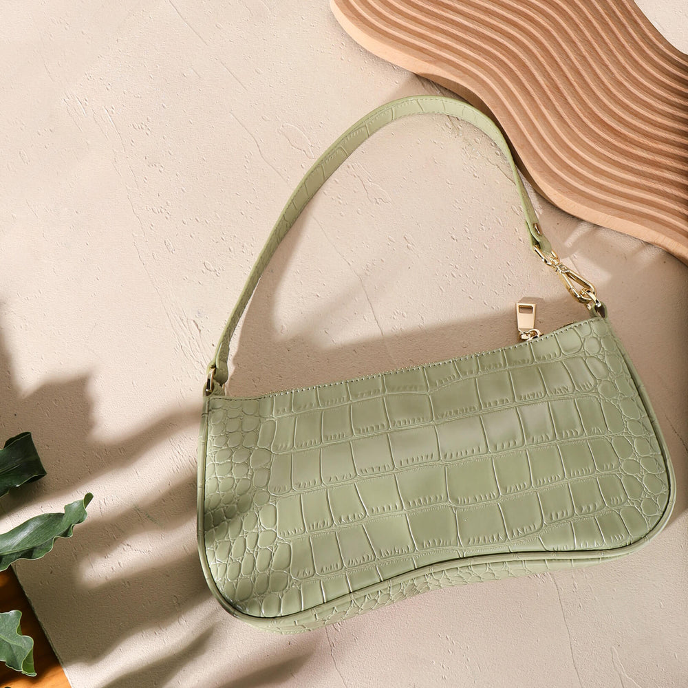 S.Leaf Retro Crocodile Pattern Shoulder Bags for Women