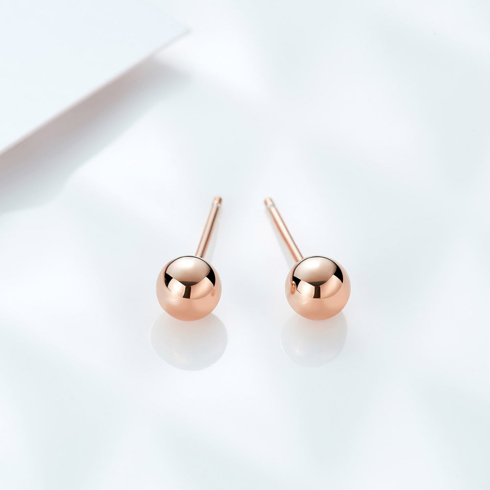 tiny Ball Studs ear post Earrings for women
