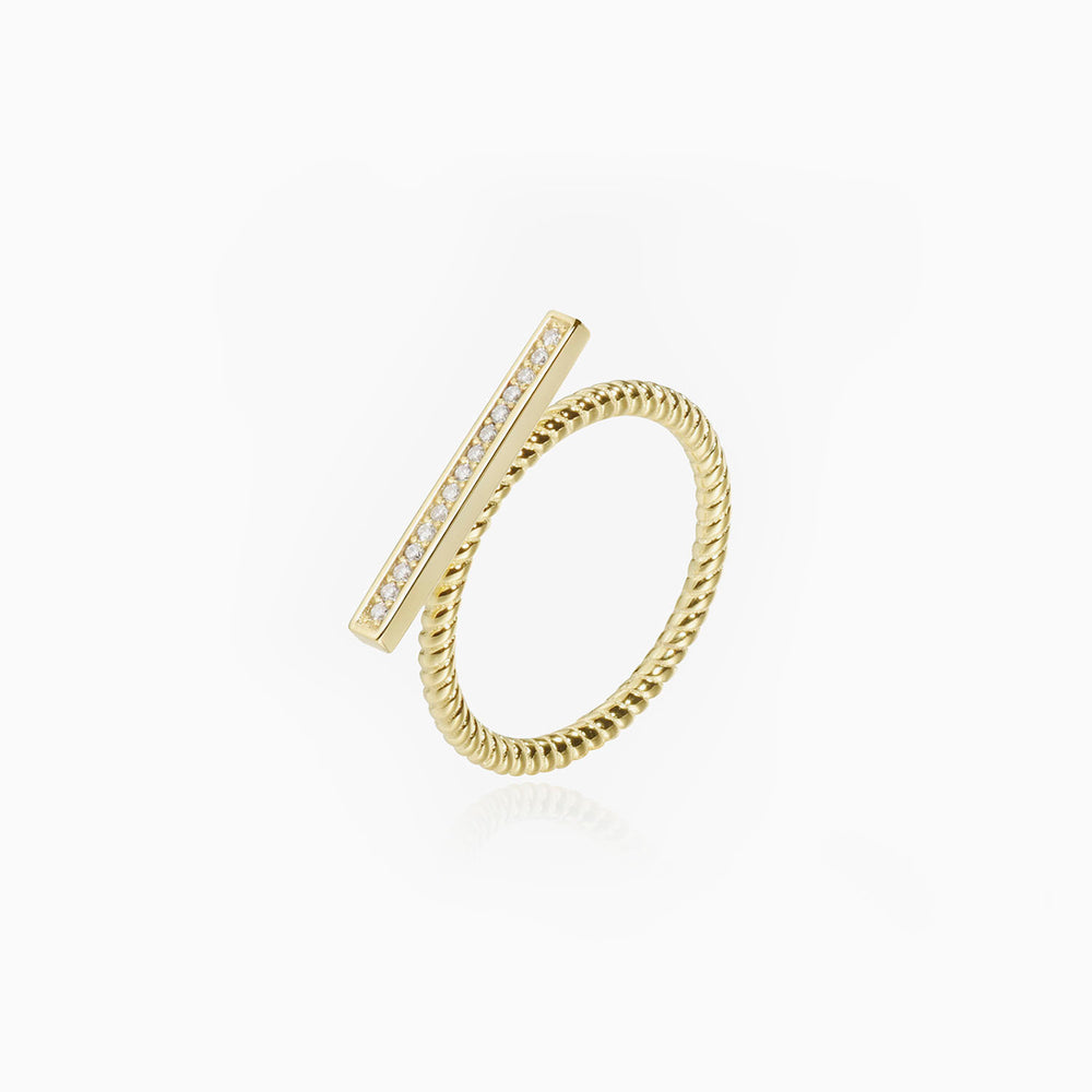 bar ring for women