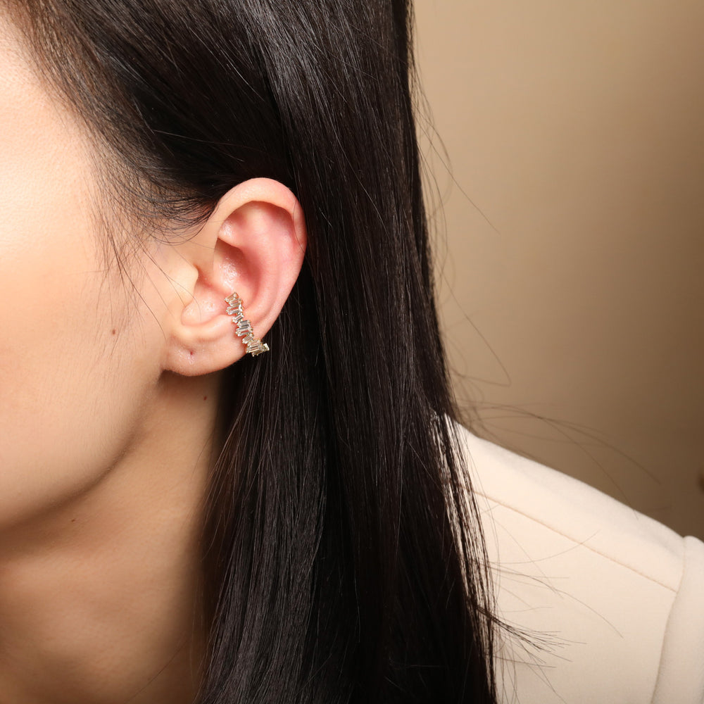 14k Gold Ear Cuff Earrings for Women Non Pierced Ear Conch Cuffs Clip Earrings Gold Cuff Earrings