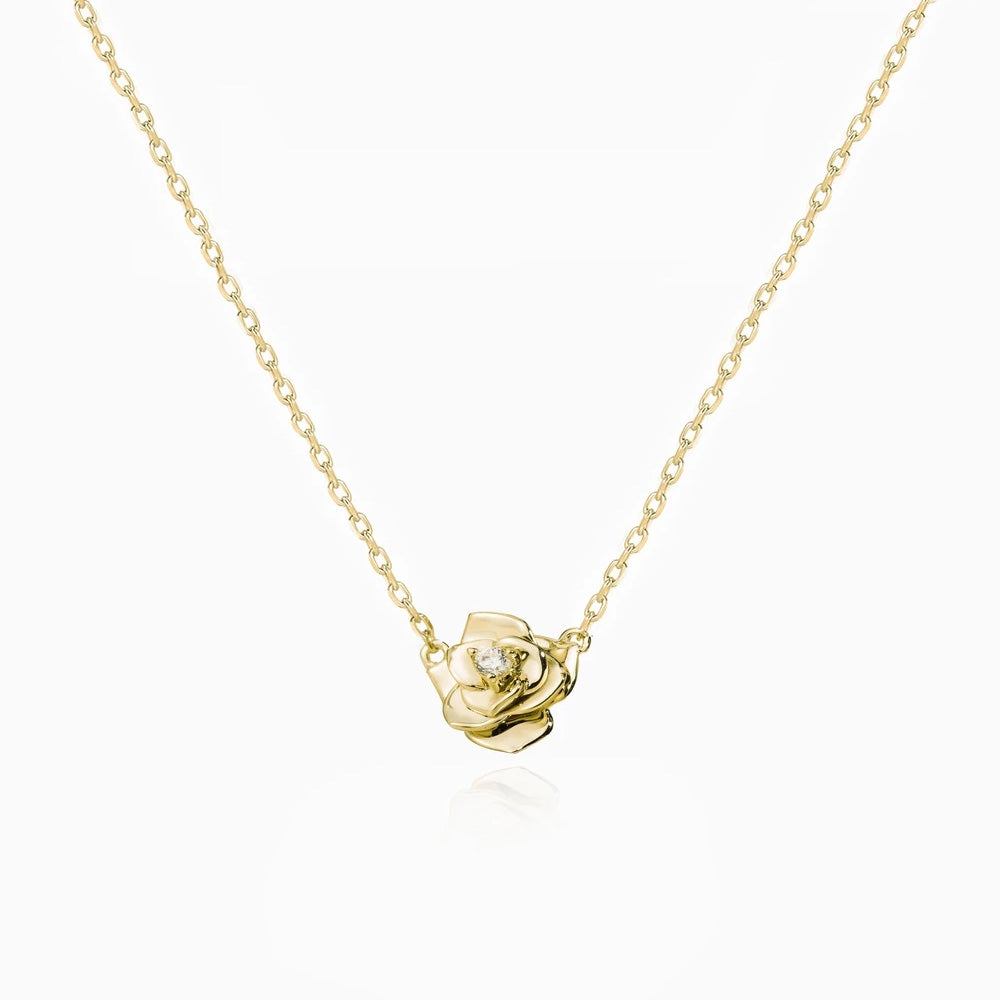 Rose Pendant Necklace