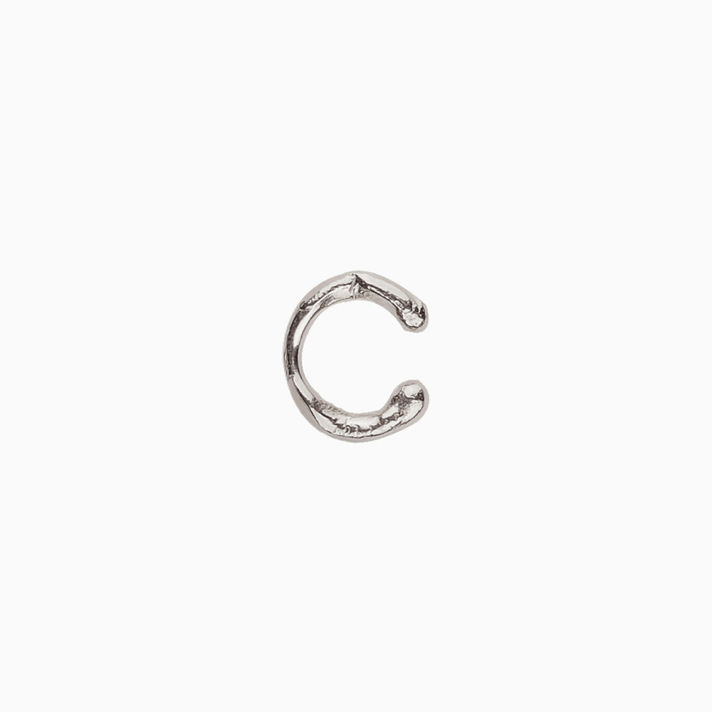 silver ear cuff Cartilage Earrings Clip On Wrap earrings
